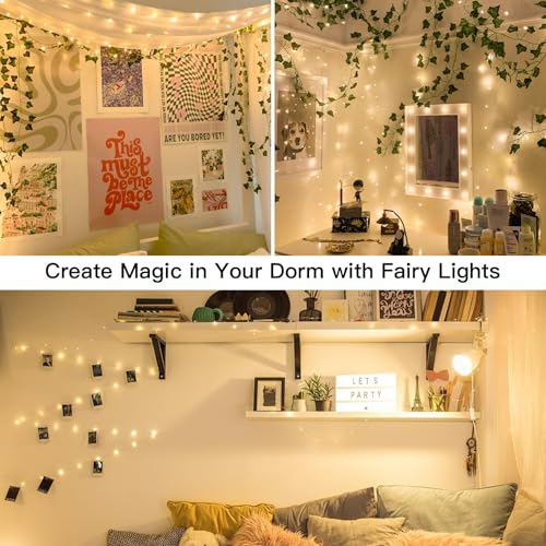 suddus 66ft 200 LED Outdoor String Lights,Fairy Lights Battery Operated with Remote, Twinkle Lights Battery Operated for Bedroom, Dorm, Patio, Fireplace,Garden, Party, Wedding DIY,Indoor(Warm White) - color: Warm White, size: 200LED