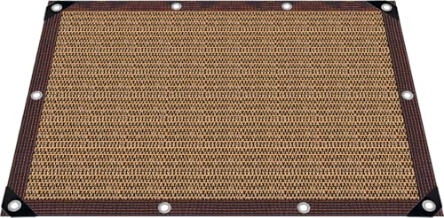 80% Shade Cloth, Durable Mesh Tarp with Grommets, Garden Sunblock Shade Cloth Shading Antifreezing for Plants Cover, Greenhouse, Barns Kennel, Patio, Tomatoes - size: 4×10FT