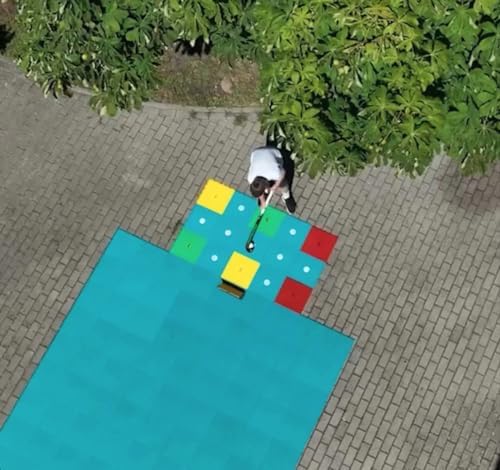 Professional Training Surface - Field Hockey Flooring Tile - style: Skill Zone