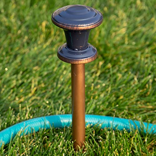 CLEVER GARDEN Heavy Duty Decorative Hose Guide - Knob, 1 Pack