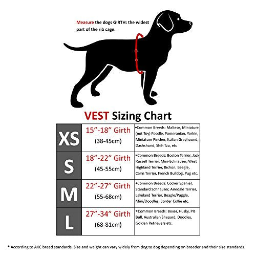CoolerDog Dog Cooling Vest & Cooling Collar – Ice Vest for Hot Weather Heat Relief, Re-Freezable Pure Water Inserts (Large 27”–34” Girth) - size: L