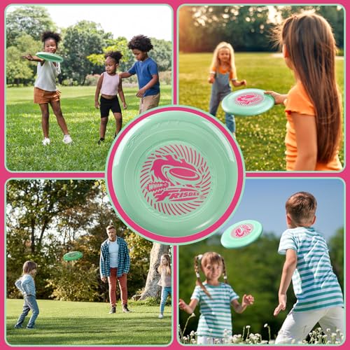 Frisbee Go Flying Disc, 9 Inch Lightweight Sports Disc for Beginners Outdoor Beach Backyard Lawn Park Camping Family Activity Game - 70g - color: V5