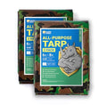 GUARD SHIELD Camo Tarp Waterproof 6x8 Feet Lightweight Camouflage Tarp Poly Cover 6mil (2-Pack) - color: Light Camo, size: 6x8 (2-Pack)