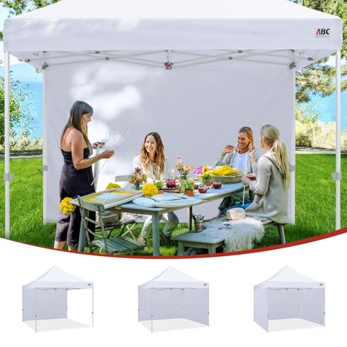 ABCCANOPY Instant Canopy SunWall 10x10 FT, 1 Pack Sidewall Only, No Frame or Top, Sky Blue - color: Sky Blue, size: 10x10
