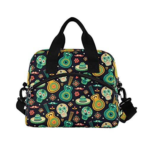 Cinco de Mayo Insulated Lunch Bag Reusable Lunch Tote Bag Cooler Bag for Women Men Adult Lunch Box with Adjustable Shoulder Strap Leakproof Lunch Bag for Work School Picnic Camping - color: Cinco de Mayo