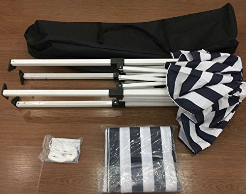 Impact Canopy 4' x 4' Portable Dressing Room, Pop Up Portable Changing Room, Navy Blue / White - color: Navy Blue / White