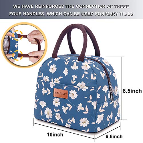 BALORAY Lunch Bag for Women Men Insulated Lunch Box for Adult Reusable Lunch Tote Bag for Work, Picnic or Travel (Morning Glory) - color: Morning Glory, size: M