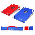GoSports Portable Cornhole Game Sets – Premium Outdoor Lawn or Beach Toss Game - style: Red & Blue