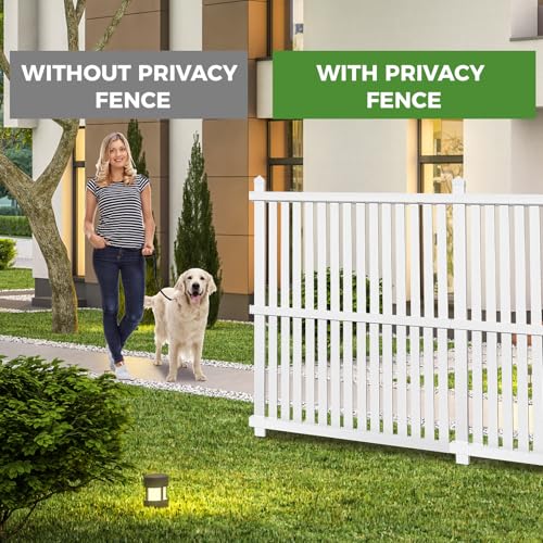 Air Conditioner Fence 3 Panels, 36" W x 45" H Outdoor Trash Can Fence, Easy Assembly Decorative Privacy Screen for AC Units & Pool Equipment - size: 36"W X 45"H-3 Panels Vertical