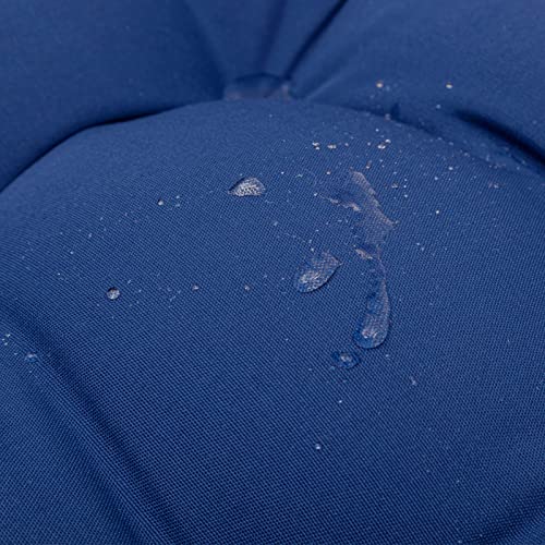 QILLOWAY Outdoor High Back Chair Cushion for Adirondack, All Weather Rocking Chair Cushions Thick Padded Replacement for Patio Furniture,Royal Blue - color: Royal Blue