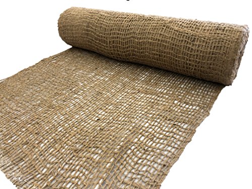 Jute Erosion Control, Soil Saver Mesh Blanket - 48" Wide x 20 Yards (60 feet Long) - 240 Sq. Ft. Coverage - size: 20 Yards