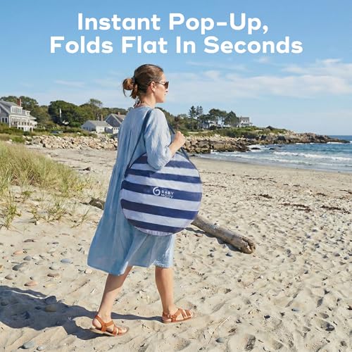 Babymoov Baby Anti UV Tent, Sun Protection UPF 50+, Pop Up Play Tent and Sun Shade, Marine (Summer 2025 Edition) - style: Marine Tent
