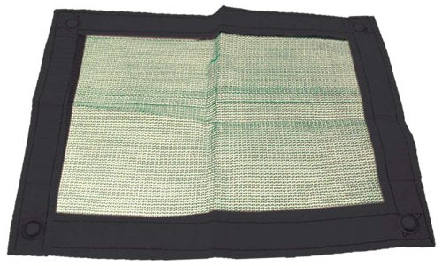SUN GUARD Black Sunshade Net | 20' x 20' Black HDPE | UV Protection | Breathable Knitted Fabric | Reinforced Grommets | Versatile Outdoor Use - color: Black, size: 20' x 20'