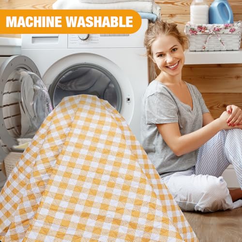 G GOOD GAIN Picnic Blankets Outdoor Extra Large - 80"x80" Portable Waterproof Picnic Blanket, Machine Washable 3-Layer Foldable Park Mat with Sandproof Backing for Grass, Hiking, Travel (Yellow) - color: Yellow