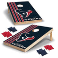 Wild Sports 2' x 3' Solid Wood Cornhole Set with Direct Print HD Team Graphics – Great Gift for Any Football Fan! Bean Bag Toss Family Outdoor Games – NFL Houston Texans