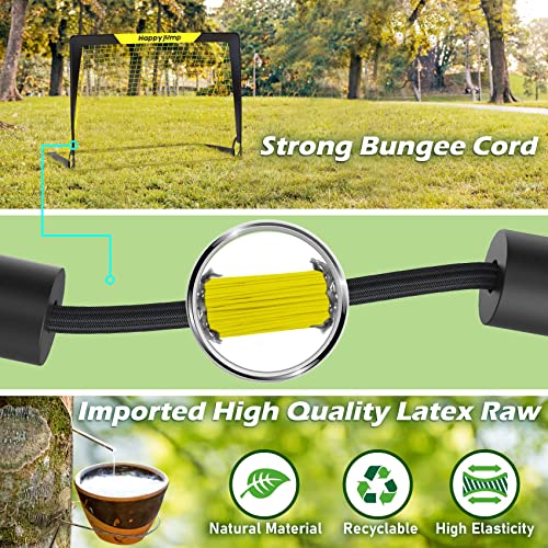 Happy Jump 7x5 FT & 5x3.6 FT Portable Soccer Goal for Youth Players Ages 6–14, Large-Frame Design Built for Long-Term Development, Easy Setup for Backyard, Park or School Training - style: 3x2.2 FT, 1 Pack