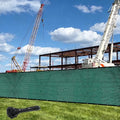 8' x 50' Green Fence Privacy Screen,with Bindings & Grommets,Heavy Duty for Gardens,Backyard,Patio,Tennis Court,Pool,Construction Project, We Make Custom Sizes