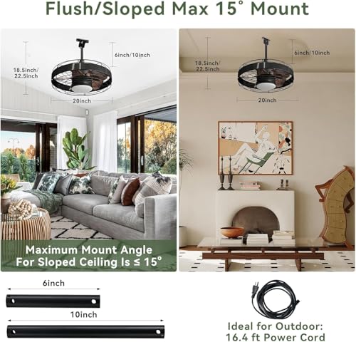 Aoxun 10x12FT Outdoor Gazebo with 20 inch Ceiling Fan Patio Metal Frame Canopy with Double Roofs, Heavy Duty Party Tent with Mosquito Netting and Privacy Screen for Backyard, Lawn, Garden (Gray) - color: Gray, size: 10 X 12 w/20“ Fan Light