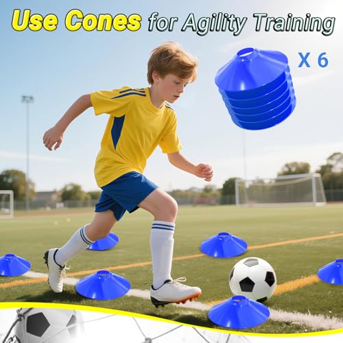 Happy Jump 7x5 FT & 5x3.6 FT Portable Soccer Goal for Youth Players Ages 6–14, Large-Frame Design Built for Long-Term Development, Easy Setup for Backyard, Park or School Training - style: 7x5 FT, 2 Set Upgrade