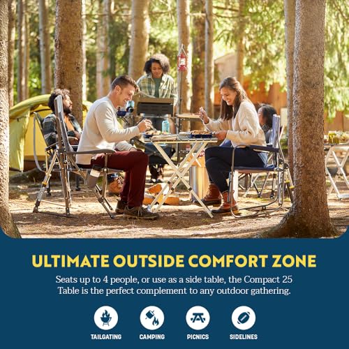 GCI Outdoor Folding Table - size: 25 In