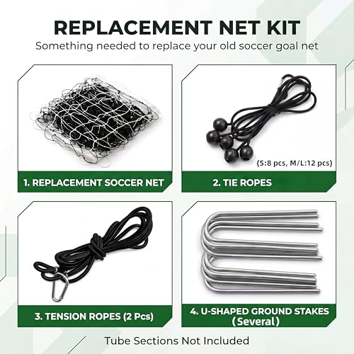 3-in-1 Soccer Goal with Rebounder & Backstop Net, Soccer Training Equipment for Backyard, Soccer Rebounder for Shooting, Passing & Ball Control, Kids & Youth - style: Junior Accessories