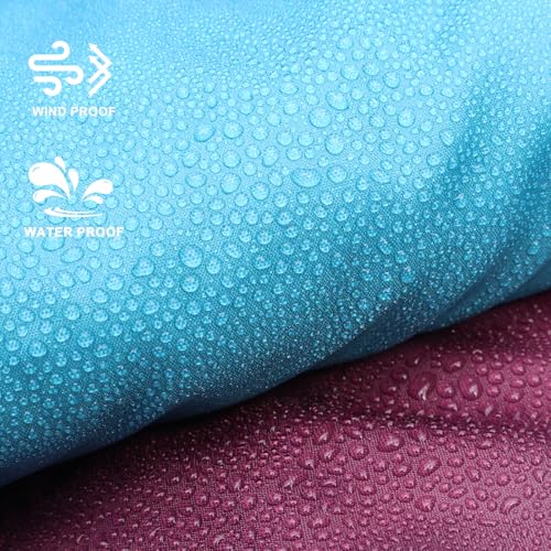zzlamb Hooded Stadium Blanket,Waterproof Outdoor Camping Blanket Polar Fleece,Warm Windproof Portable for Stadium,Sports,Picnic,Beach,Car,Pets,56x75in Purple Green Fade - color: Purple Green Fade