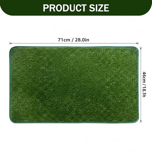Artificial Grass for Dogs Potty Dog Grass Pad, 18x28 Inch Artificial for Dogs Potty Training, Realistic Turf Mat for Indoor & Balcony Use