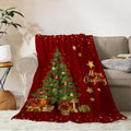 YeeJu Christmas Throw Blanket Kids Small Red Christmas Tree Blanket for Girls Boys Child Baby Bed Soft Lightweight Fuzzy Plush Fleece Blankets and Throws Xmas Winter Holiday Blanket 40x50 - color: Chrsitmas-26, size: 40"x50"