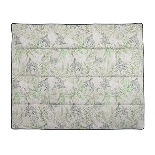 RED ROVR Large Indoor/Outdoor Adventure Blanket |for Parks, the Beach and Indoor activites |Compact with Shoulder Strap & Pocket (Rain Forest) - color: Forest