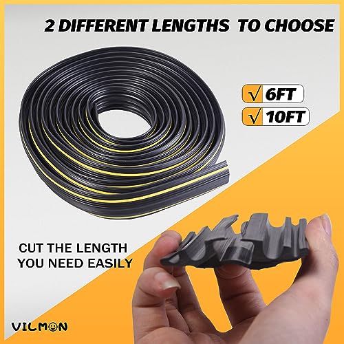 10FT Cord Cover, Flexible Floor Cable Cover, Cord Hider to Organize and Protect Wire, Wire Covers for Home and Office (10ft, 5 Channel) - size: 5 channel 10FT