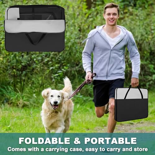 Dog Playpen, Portable Pet Play Pen for Cat, Puppies, Rabbits, Chickens, Foldable Large-Capacity Pet Tent for Indoor/Outdoor Travel Camping - color: Black, size: Small