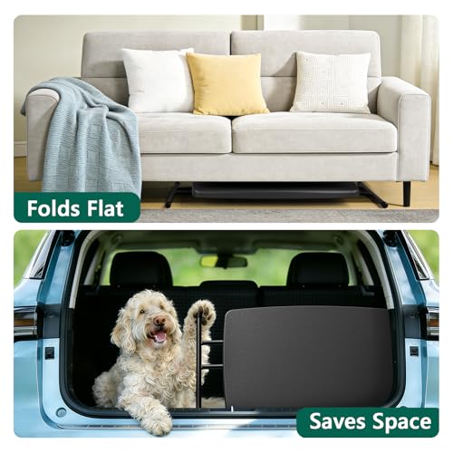 Folding Table 2 Pack,30 Inch-Small Desk Adjustable Height TV Tray for Laptop, Couch, Camping - Heavy Duty Utility Foldable Table for Small Spaces, No Assembly Required, Black Granite - color: Black, size: 30in-2pack