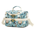 Insulated Kids Double Decker Lunch Bags Tote for Girls Boys Toddler Kindergarten School Picnic Camp Food Cooler Lunch Boxes Thermal with Strap (Lion) - color: Lion