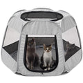 NAFU Foldable Cat Playpen, Trapezoidal Design for Better Standing, Portable Pet Tent for Indoor and Outdoor Use of Kitten and Puppy, Dog Play Enclosure, Small Animals Houses & Condos