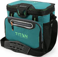 Titan by Arctic Zone Deep Freeze Cooler - Zipperless Hardbody Cooler - Deep Freeze Insulation, HardBody Liner, and SmartShelf - color: Pine, size: 16 Can