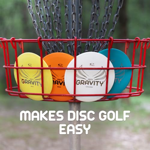 Latitude 64 Gravity Disc Golf Starter Set | 3 Piece Disc Golf Set | Pure, Fuse, Explorer | Lightweight, Floating Plastic for Longer Flights | Perfect for Beginners | 120-130g (Colors May Vary) - size: 3 Disc