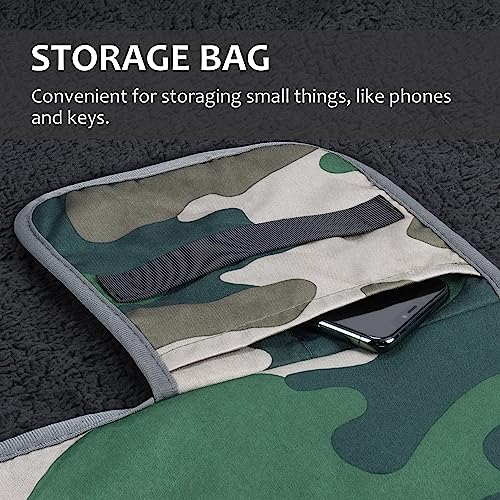 Tirrinia Large Waterproof Outdoor Blanket, Soft Warm Windproof Stadium Blanket with Sherpa Fleece and Foldable for Outdoor Sport, Baseball, Football, Beach, Concerts, Car - color: Camo, size: 51”x 59”