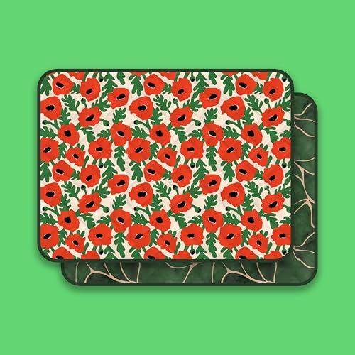 Waterproof Blanket, 29" x 34” - Seat Cover for Dogs and Pets. Ideal for Small and Medium Pet Crate Blankets, Settle mat, Diaper Changing and Playmat for Babies - color: Red and Green