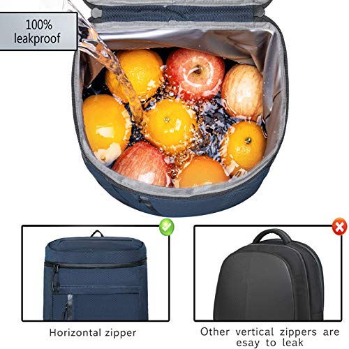 FORICH Soft Cooler Backpack Insulated Waterproof Backpack Cooler Bag Leak Proof Portable Small Cooler Backpacks to Work Lunch Travel Beach Camping Hiking Picnic Fishing Beer for Men Women - color: Y - Blue