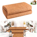 Riare 1 Pack 31 X 80 Inch No Slip Ice and Snow Carpet Mats- Natural Coconut Fiber Carpet for Walkway Safety, Winter Anti-Slip Coco Coir Carpet Runner for Outdoor Front Door Garden Hallway Porch Stairs