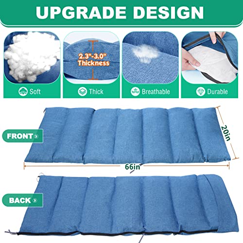 LILYPELLE Zero Gravity Chair, Premium Lawn Recliner Folding Portable Chaise Lounge with Detachable Cushion, Headrest and Cup Holder, Reclining Patio Lounger Chair - color: Lake Blue, style: Zero Gravity Chair