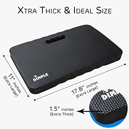 Dimple Kneeling Pad, High Density Thick Foam Comfort Kneeling Mats for Gardening, Yoga Exercise, Garden Cushions, Knee Pads Black - color: Black, size: Single