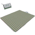 Wind Tour Waterproof Picnic Blanket with Carry Strap - Foldable Sandproof Outdoor Mat for Camping, Beach, Park - 59" x 71",Green(Single Mat) - color: 59" X 71",green(single Mat)