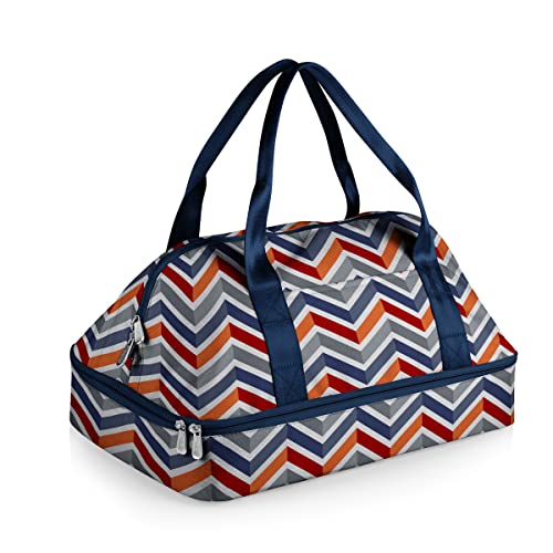 PICNIC TIME Potluck Insulated Casserole Carrier, Thermal Food Carrier, Portable Food Warmer, Insulated Container for up to 300 Degrees with Framed Window and Comfort handles (Vibe Collection) - color: Vibe Collection