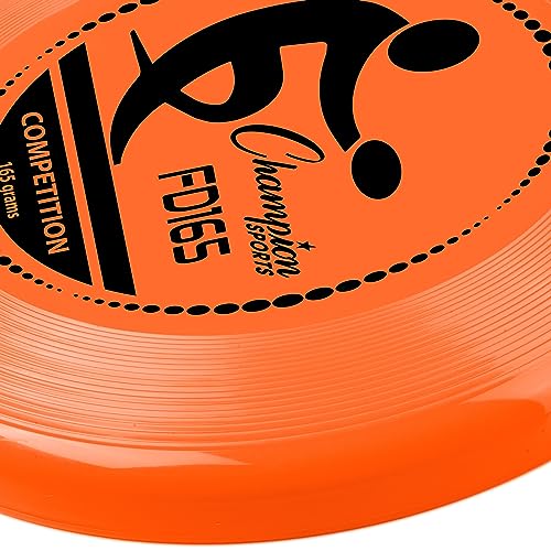 Champion Sports Competition Plastic Discs, Assorted Color - color: Assorted (Single Disc), size: 11 Inch Diameter (165 Grams)