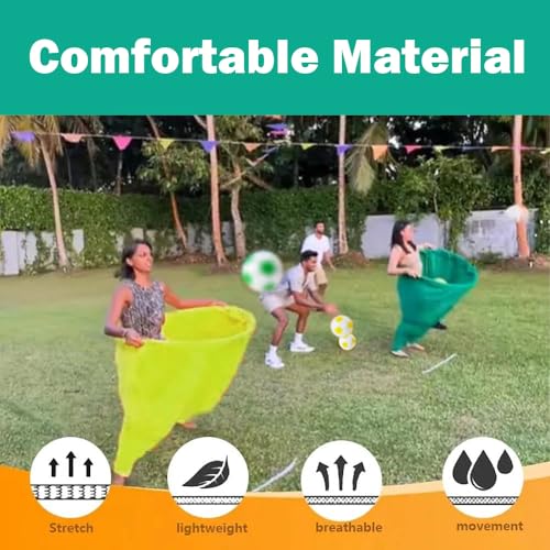 SirChic Giant Granny Pants Yard Game Set, Giant Outdoor Tossing Game for Adults & Family Parties, Team Relay Lawn Fun - color: RPYL