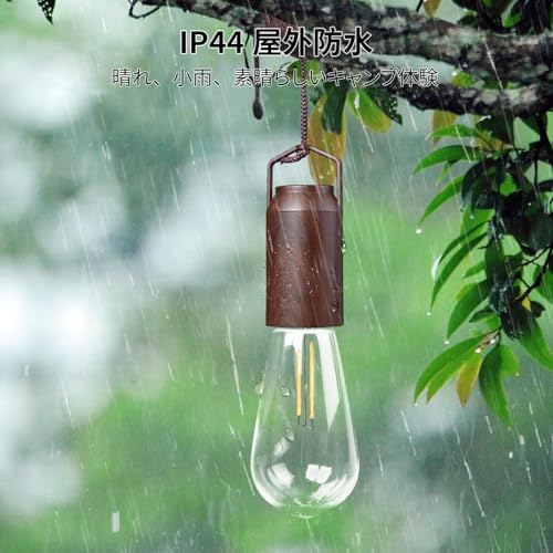 2 Pack Battery Operated Hanging Tent Light Bulb,Portable Outdoor Vintage LED Camping Light,Hurricane Pendant Emergency Lighting Lantern for Hiking Backpacking Fishing Outage Power Failure - size: 2 PACKS AAA batteries
