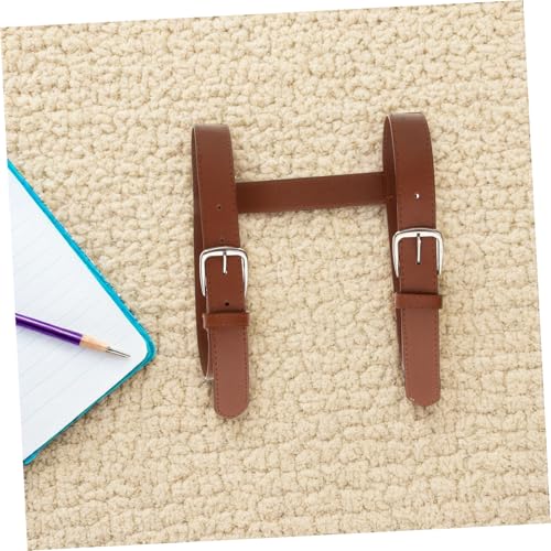 UPKOCH H Shape Heavy-duty Blanket Carry Strap for Picnic Camping Pu Rug Holder Portable Handle Outdoor Mat Carrier for