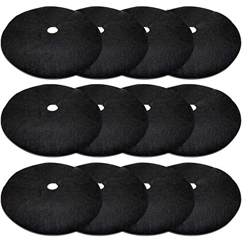 EBaokuup 12 Pack 20.5 Inch Non-Woven Tree Mulch Ring - Degradable Tree Protector Mat, Reusable Tree Weed Barrier Mat for Weed Control Root Protection - size: 20.5 Inch