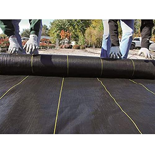 Dewitt Sunbelt Weed Barrier Fabric 3.2 oz, 4 x 300 Feet – Heavy-Duty Ground Cover Mat for Greenhouse Floors, Garden Rows, Raised Beds, Yard Gardening, and Outdoor Landscape Protection - size: 1 Pack, style: 4' x 300'